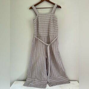 beachlunchlounge sleeveless stripe jumpsuit | S/P